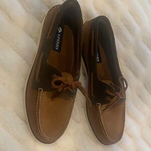 Sperry Men's Tan and Brown Boat Shoes